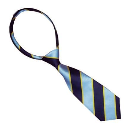 Equetech Junior PC Striped Zipper Tie