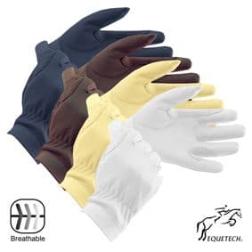 Equetech Leather Show Gloves