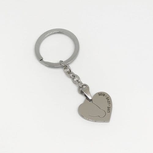 Equetech Love My Horse Key Chain