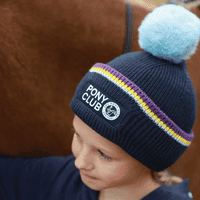 Equetech Official Pony Club Recycled Knit Pom Hat