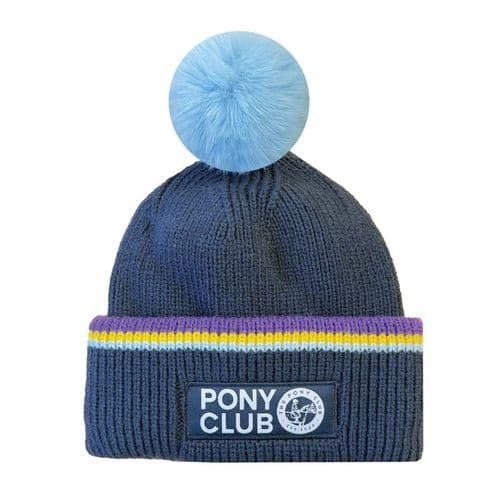 Equetech Official Pony Club Recycled Knit Pom Hat