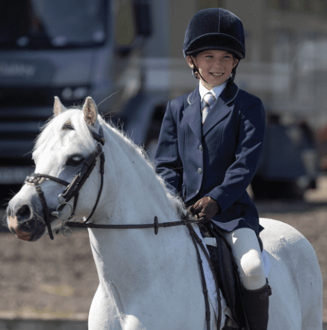 EquetechJunior Deluxe Competition Jacket in Navy
