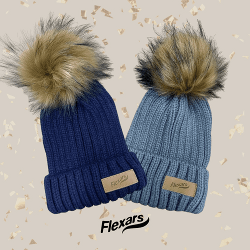 Flexars Bobble Hat in Navy