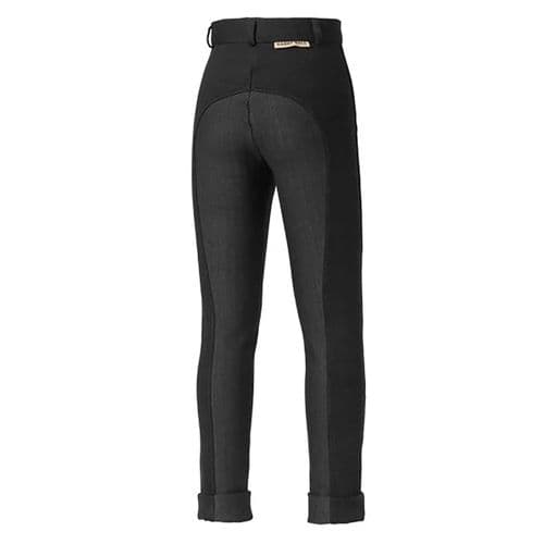 Harry Hall Junior Chester Breeches with Sticky Bum Seat in Black