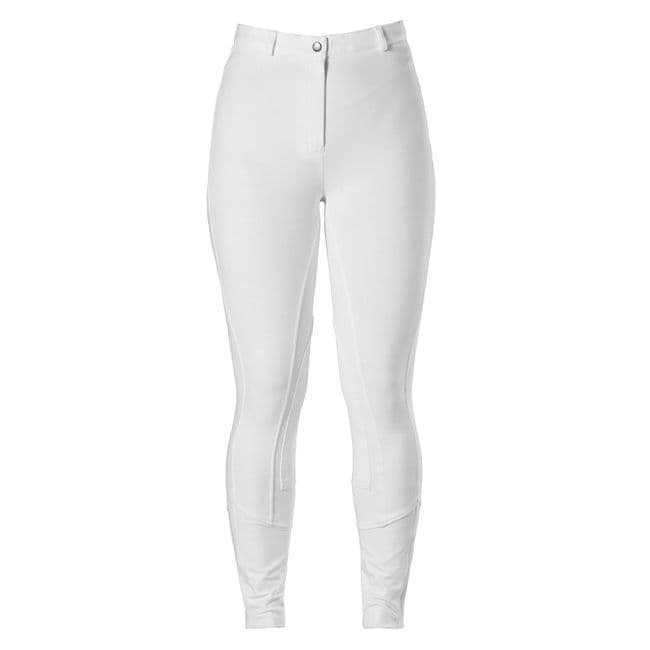 Harry Hall Junior Chester Breeches with Sticky Bum Seat in White