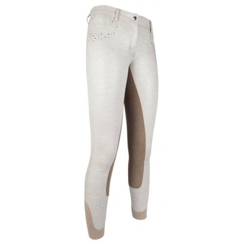 HKM Rimini Glitter Riding Breeches with 3/4 Alos Seat - UK24/EU34