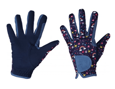 Horka Jolly Unicorn Gloves in Midnight Blue