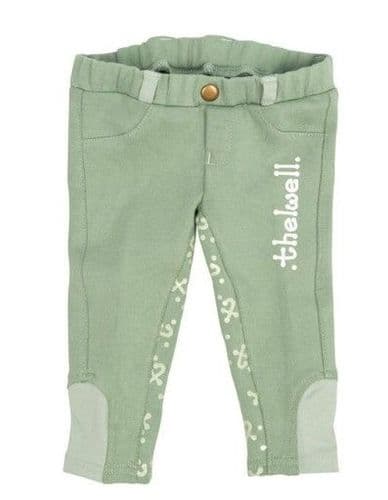 Hy Equestrian Thelwell Mini Tots Jodhpurs in Pastel Green