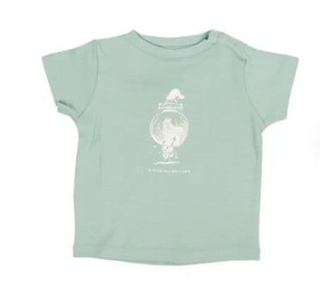 Hy Equestrian Thelwell Mini Tots T-Shirt in Pastel Green