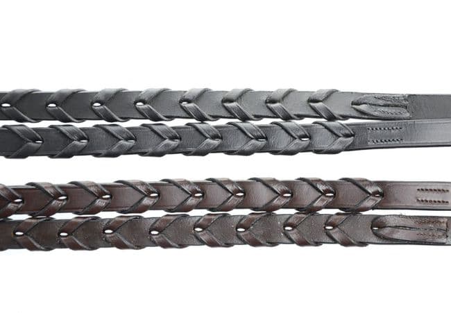 HyClass Laced Reins in Black