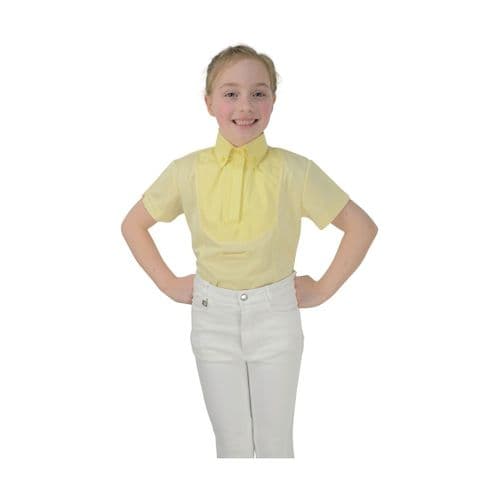 HyFASHION Children's Tilbury Short Sleeved Tie Shirt in Yellow