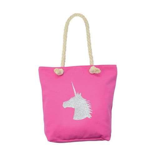 HyFASHION Unicorn Tote Bag in Pink