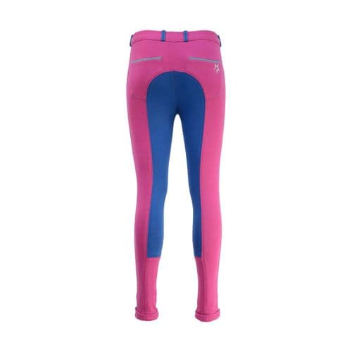 HyPerfomance Zeddy Mizs Jodhpurs in Flamingo Pink size 28" only