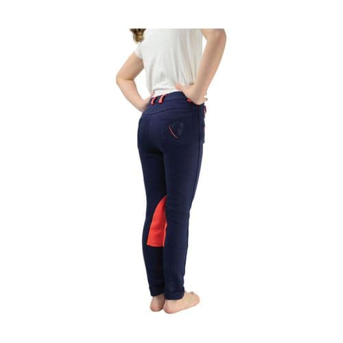 HyPERFORMANCE Child's Belton Jodhpur in Navy/Red