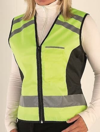 HyVIZ Waistcoat - Please Pass Wide & Slow in Yellow