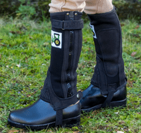 Just Chaps in Navy with Blue Tractor Motif in Dinki Dinky