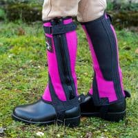 Just Chaps in Pink with Unicorn Motif