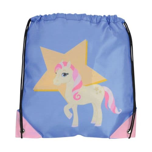 Little Rider Star In Show Drawstring Bag