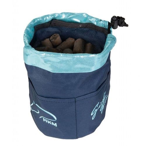 Little Sister Pony Treat Food Bag in Navy/Aqua