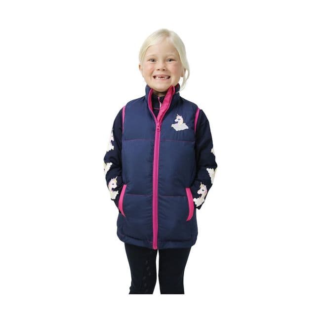 Little Unicorn Padded Gilet by Little Rider