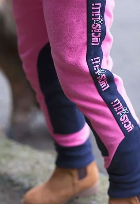 Lucas & Lilli Totpur Jodhpurs in Pink/Navy 7-8yrs