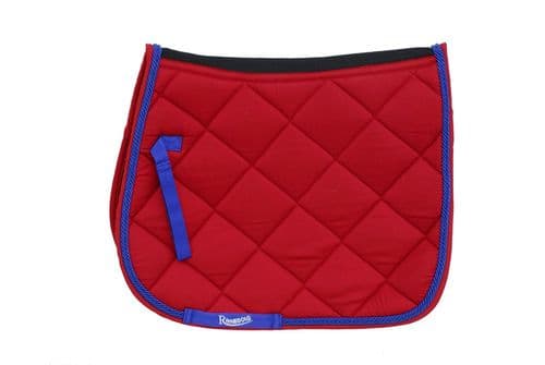 Rhinegold Elite Carnival Saddle Pad in Red
