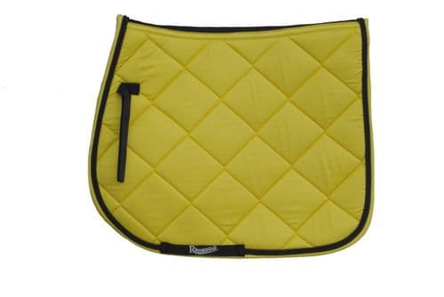 Rhinegold Elite Carnival Saddle Pad in Yellow