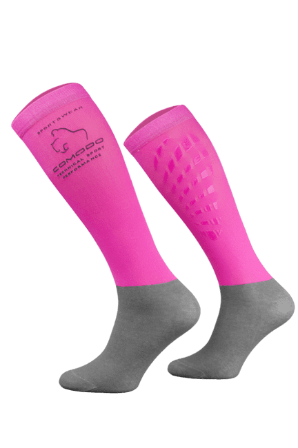 Technical Riding Socks in Neon Pink (1 pair)