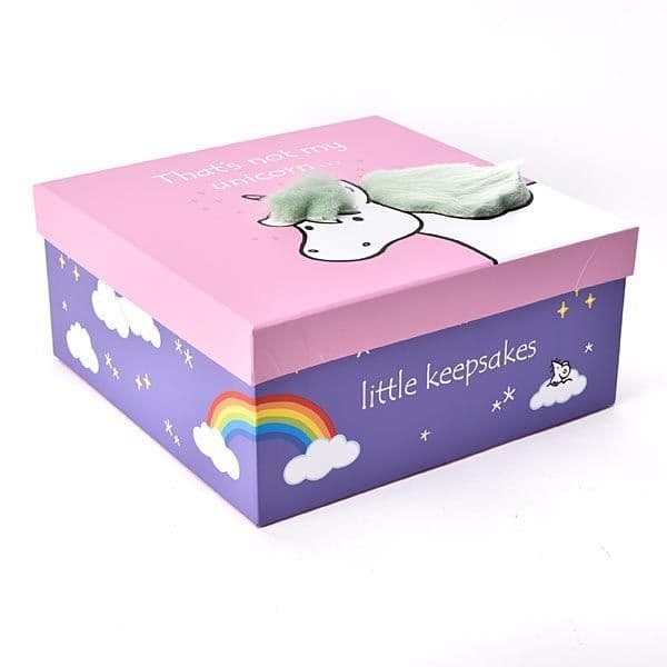 Unicorn Magic Keepsake Box - Pink MDF Jewelry Storage With Magical Design
