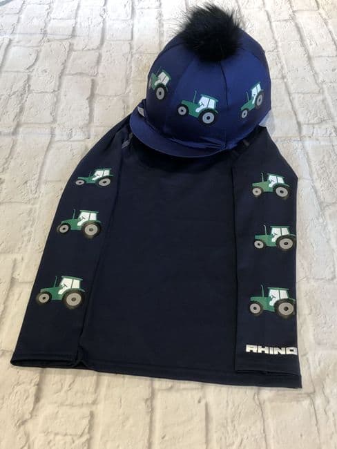Tractors Base Layer & Hat Cover Set