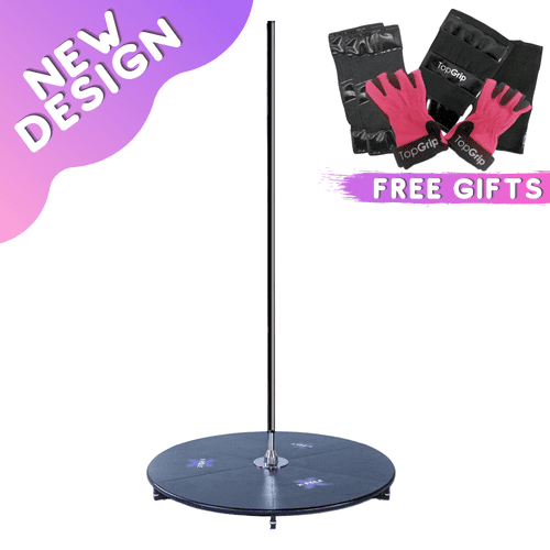 X-Pole X-Stage Lite (NST04LT) Powder Coat Black 45mm