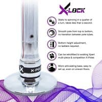 X-Pole Xpert Stainless Steel 45mm