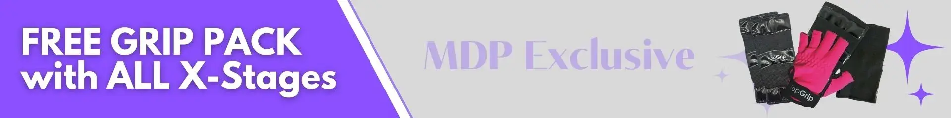 FREE Grip TopGrip Gift Set with X-Stage Purchases at My Dancing Pole | Pole Dancing Experts