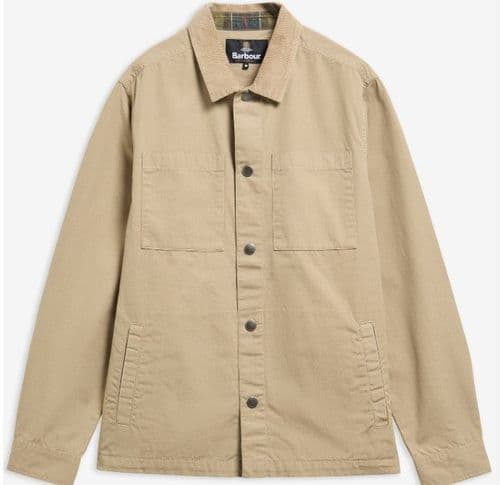Barbour Cord Collar Twill Overshirt