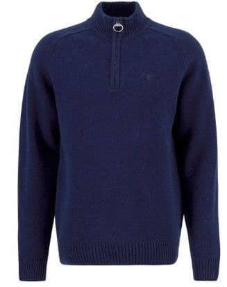 Barbour Grangetown Half Zip Jumper (Navy)