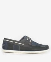 Barbour WAKE Boat Shoes (Blue)
