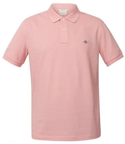 GANT Regular Fit Polo Shirt (Bubblegum Pink)