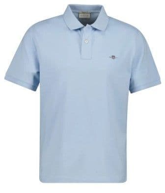 GANT Regular Fit Polo Shirt (Fresh Blue)