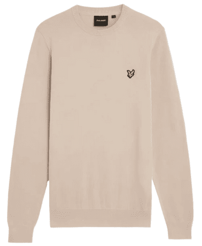 Lyle And Scott Cotton Crew Neck Jumper (Cove)