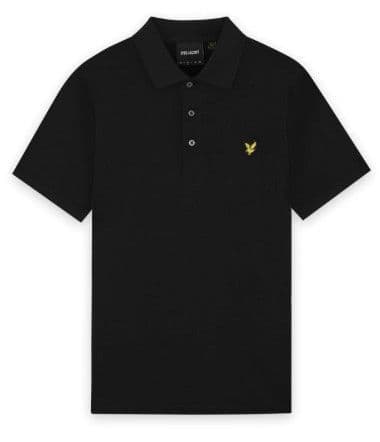 Lyle And Scott Cotton Jersey Polo (Black)