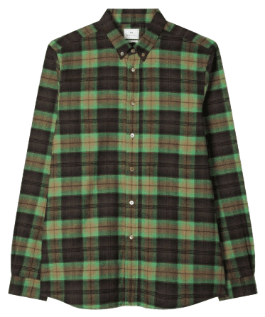 PS By Paul Smith Brushed Cotton Shirt (Brown)