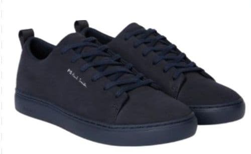 PS By Paul Smith Nubuck Leather Navy Trainers