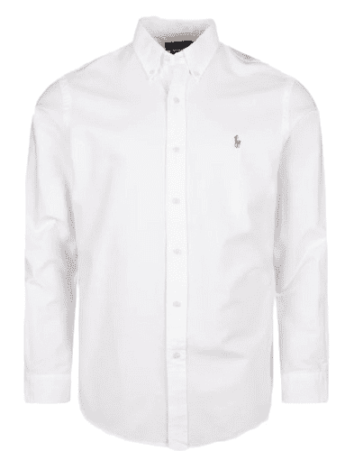 Ralph Lauren Custom Fit Oxford Shirt (White)