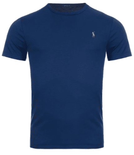 Ralph Lauren Custom Slim Fit Pima T-Shirt (Navy)