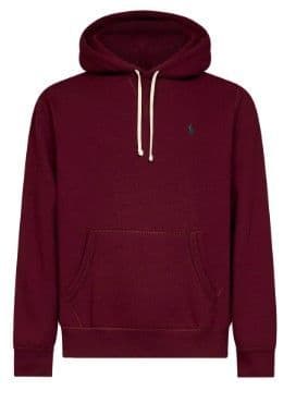 Ralph Lauren Relaxed Fleece Hoodie (Wine)