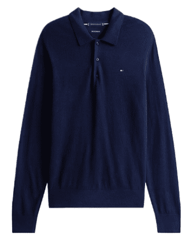 Tommy Hilfiger Long Sleeved Regular Polo With Cashmere