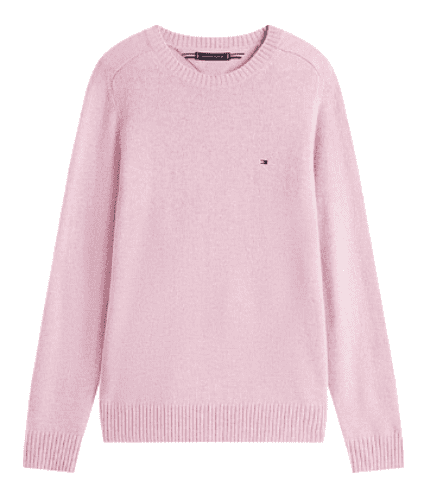 Tommy Hilfiger Pure Lambswool Crew Neck Jumper (TY6)