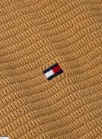 Tommy Hilfiger Textured Quarter-Zip Mock Neck Jumper (Sahara)