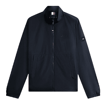Tommy Hilfiger Water Resistant Tonal Logo Zip Jacket