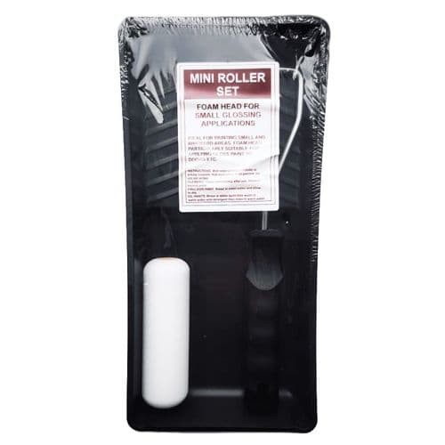 Mini Rad Roller Set - 4" Rad, Handle and Tray